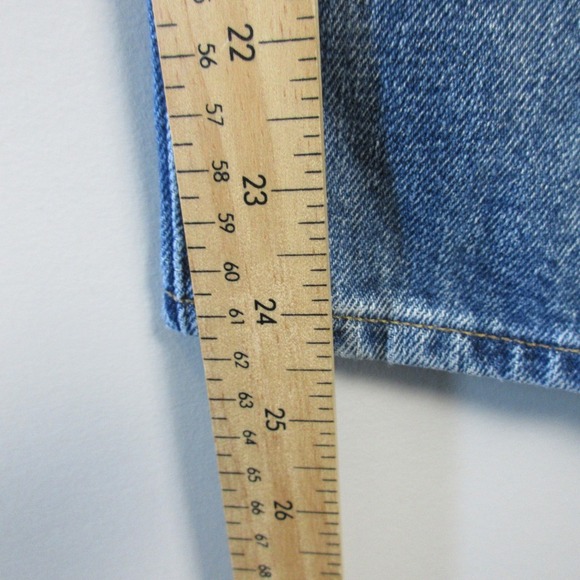 J. Crew '84 Kick Out Crop Jeans Womens 32 P Blue Denim Flare Re-84-IDG 676 - Picture 5 of 13